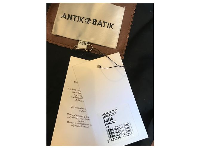 Antik Batik Modell Sheela "Kuh" Pelzjacke Mehrfarben - Ansicht 3