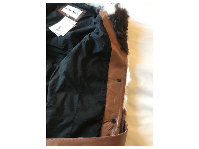 Antik Batik Modell Sheela "Kuh" Pelzjacke Mehrfarben - Ansicht 4