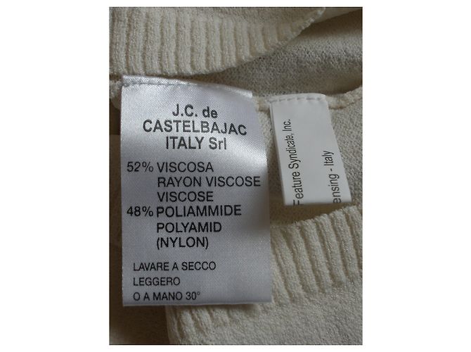 Jc De Castelbajac Snoopy Strickkleid Creme Roh - Ansicht 4