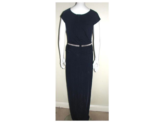 Alice by Temperley Abito da sera blu decorato - vista 2