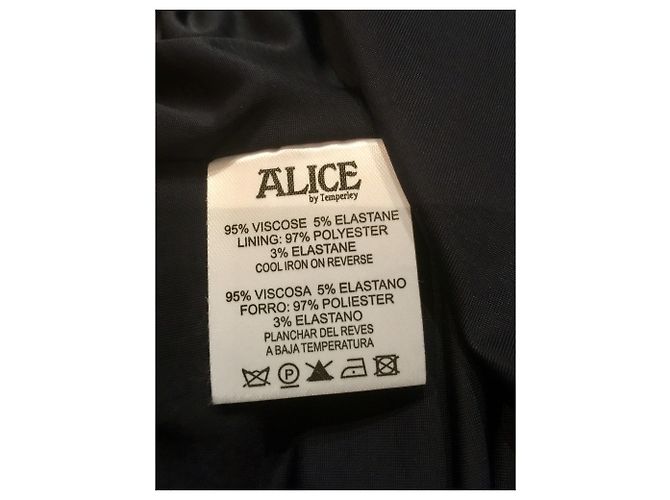 Alice by Temperley Abito da sera blu decorato - vista 7