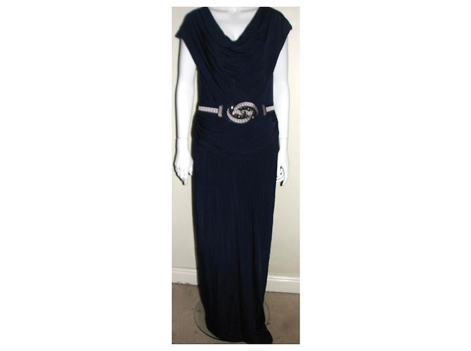 Alice by Temperley Abito da sera blu decorato - vista 8