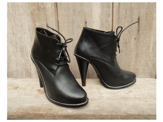 low heeled boots Opening Ceremony p 36 new condition Black - view 4