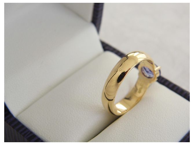 Autre Marque Goldring 18k Tansanit - Ansicht 3