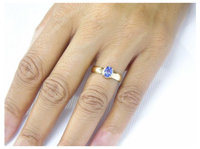 Autre Marque Goldring 18k Tansanit - Ansicht 5