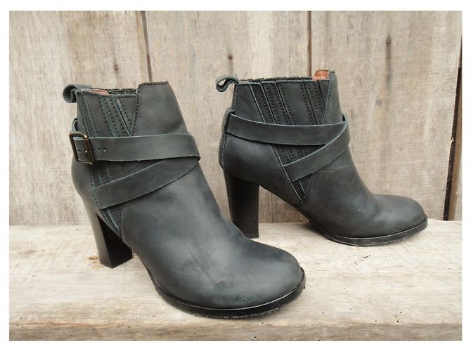Botas See By Chloé p 38 Modelo Sina Negro - vista 2