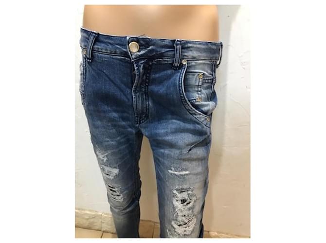 Vaqueros Impérial Azules Corte Chino - vista 2