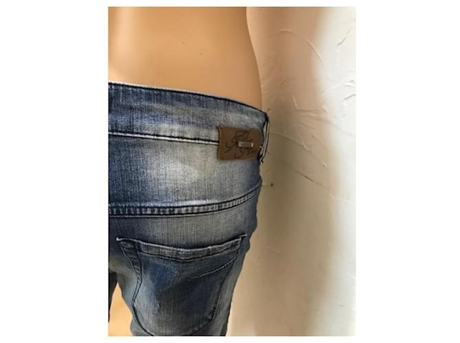 Vaqueros Impérial Azules Corte Chino - vista 5
