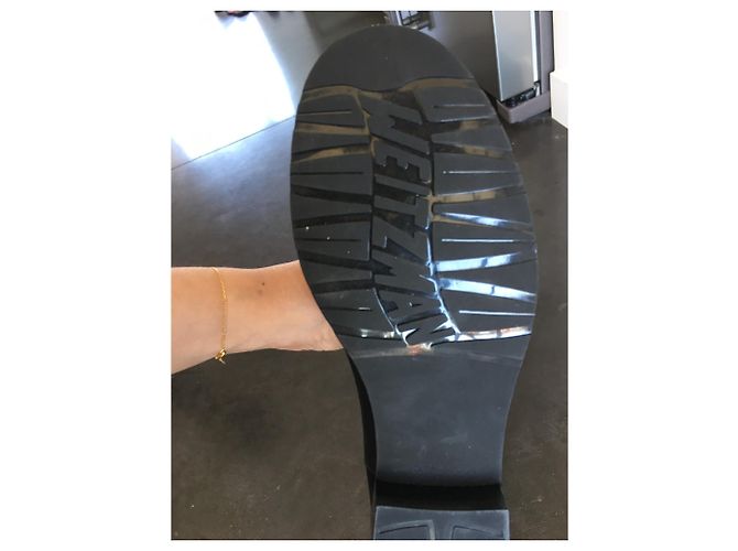 Stuart Weitzman Black Leather Boots - view 4