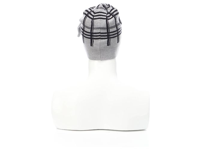 Berretto Kate Spade Nero Grigio Acrilico - vista 2