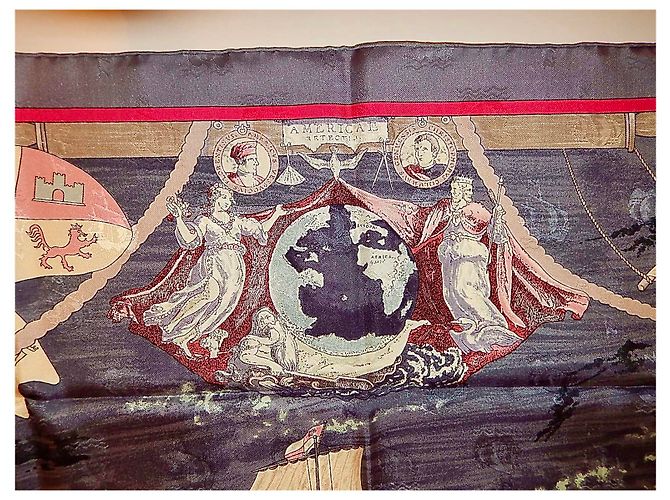 Hermès Christopher Columbus entdeckt Amerika 12 Oktober 1492 Mehrfarben - Ansicht 3