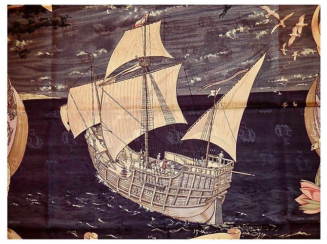 Hermès Christopher Columbus entdeckt Amerika 12 Oktober 1492 Mehrfarben - Ansicht 6
