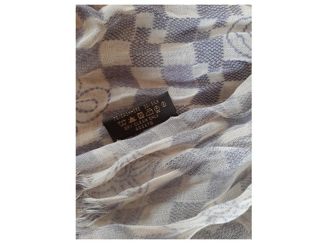 Louis Vuitton Stola Damier Azur Multicolore - vista 3