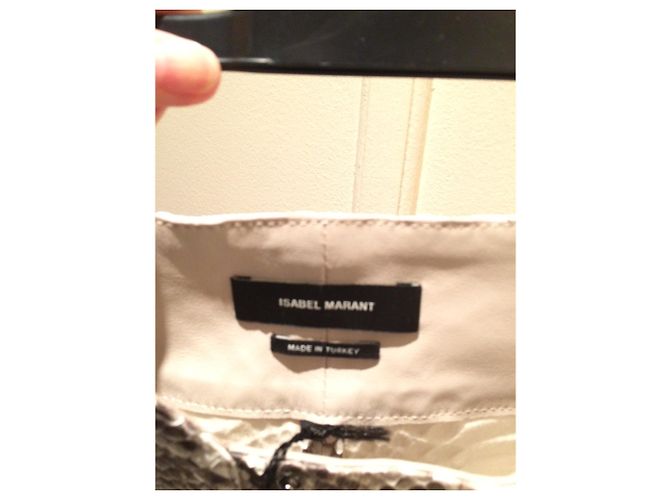 Isabel Marant pants in python leather - view 11