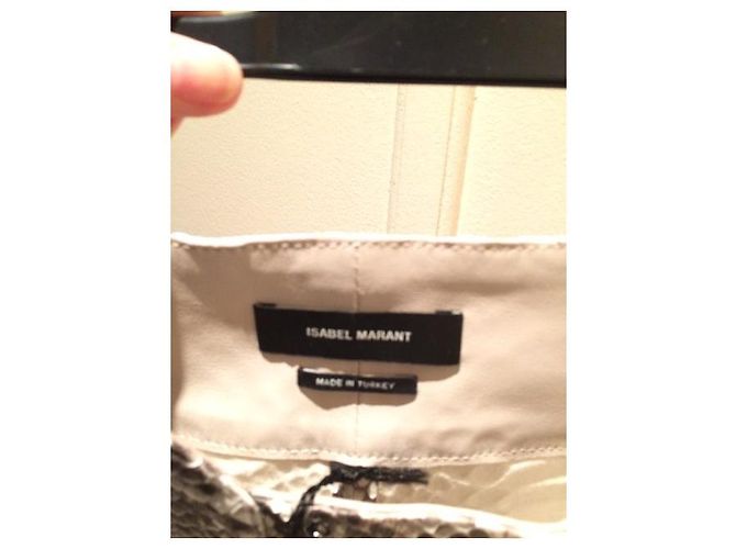 Isabel Marant pants in python leather - view 4