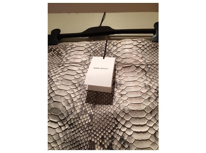 Isabel Marant pants in python leather - view 8