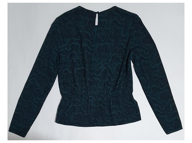 Blusa de viscose Samsoe & Samsoe verde Multicor - vista 3