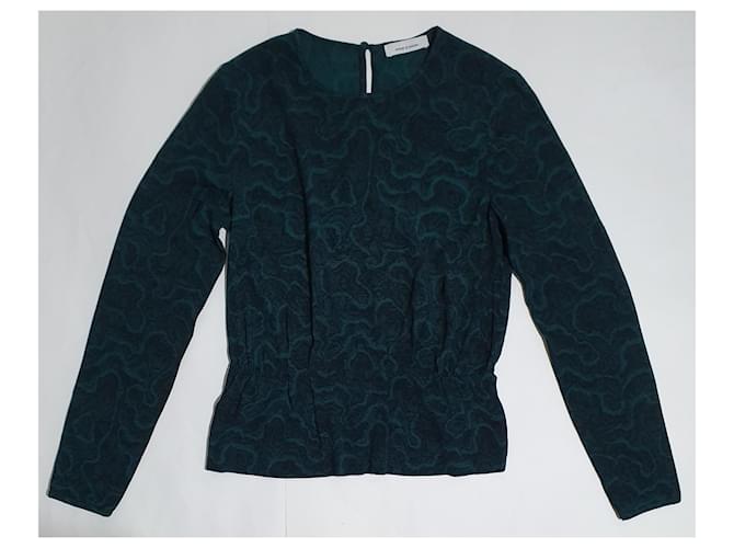 Blusa de viscose Samsoe & Samsoe verde Multicor - vista 4