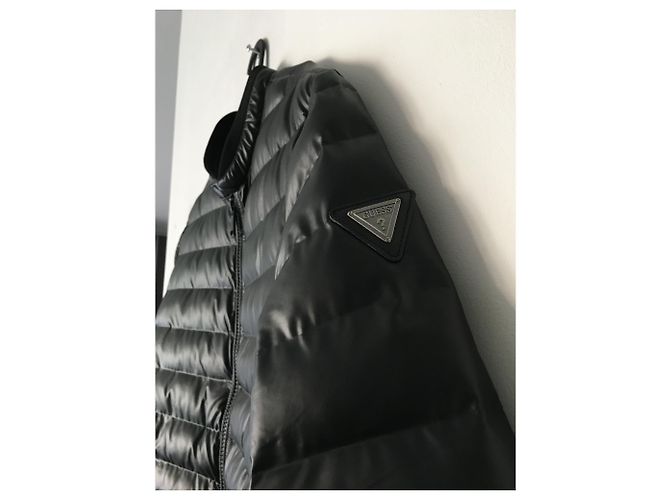 Guess Blazer Jacke Schwarz Polyurethan - Ansicht 2