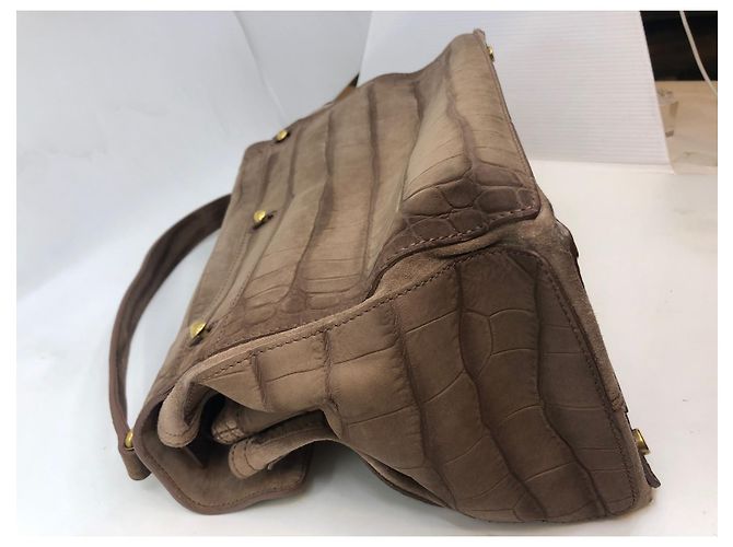 Yves Saint Laurent Muse Two Daim Marron Clair - vue 16