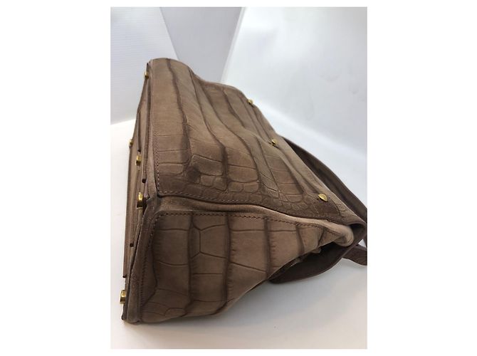 Yves Saint Laurent Muse Two Daim Marron Clair - vue 17
