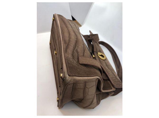 Yves Saint Laurent Muse Two Daim Marron Clair - vue 19