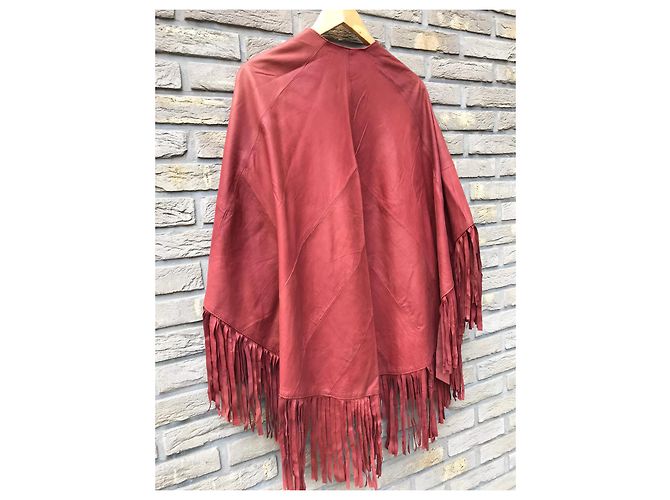 Autre Marque Scarpa alta scamosciata rosso mantello - vista 6