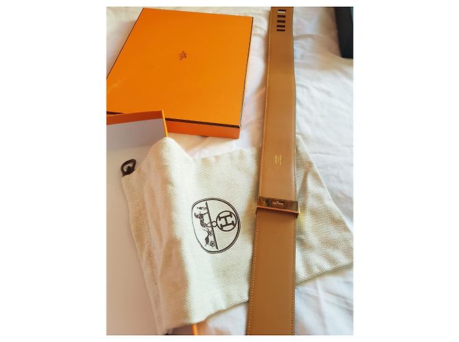 Hermès Cintura Hermes CDC medor con collo a cane Nero D'oro - vista 4