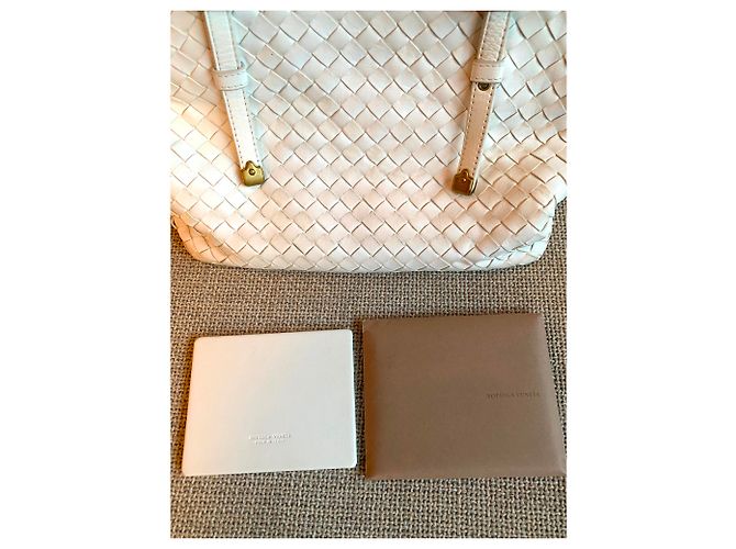 Borsa Bottega Veneta in pelle bianca Bianco - vista 5