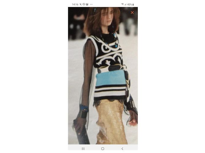 Chanel Kaschmir Top Mehrfarbig Mehrfarben - Ansicht 6