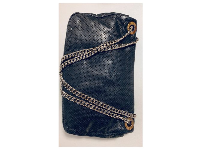 Borsa CHANEL perforata 2,55 Nero - vista 4