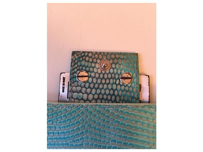 Fendi lizard wallet green - view 5