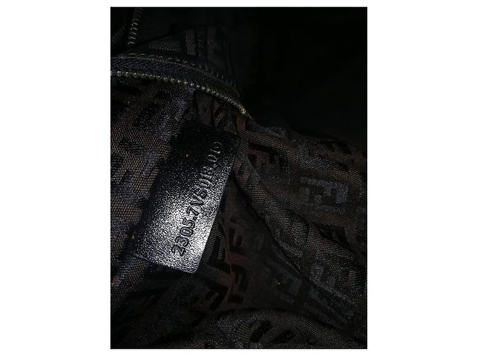 Fendi Zucchino Umhängetasche Braun - Ansicht 3