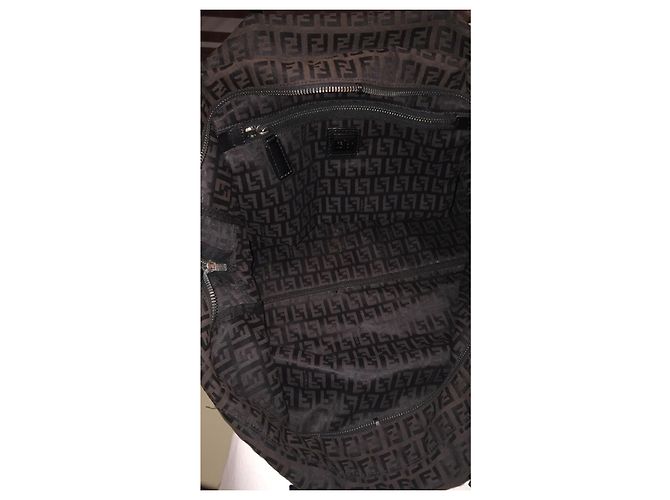 Fendi Zucchino Umhängetasche Braun - Ansicht 6