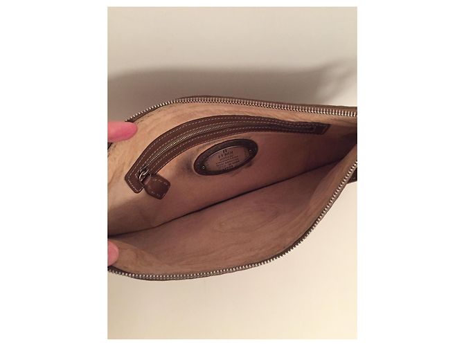 Borsa a spalla Fendi Selleria Caramello - vista 9