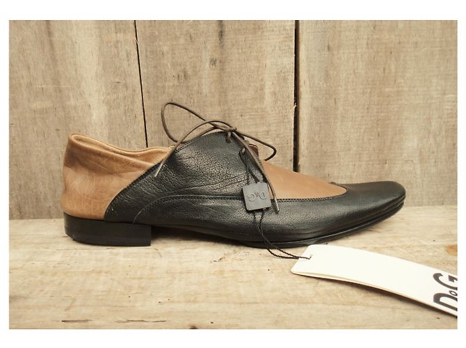 soft derbies Dolce & Gabbana size 44 new condition Brown Black - view 5