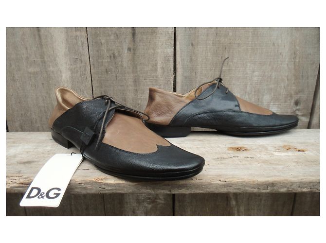 soft derbies Dolce & Gabbana size 44 new condition Brown Black - view 6