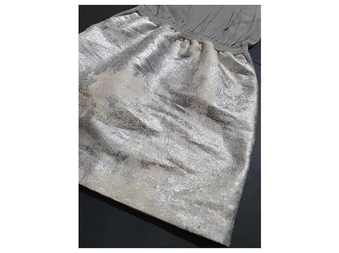 Karen B Y Simonsen Becky Kleid Viskose silber grau - Ansicht 2