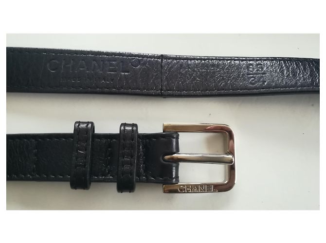 Chanel Gürteltasche 2.55 Schwarzes Leder - Ansicht 8