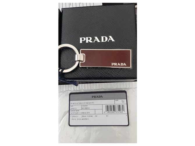 Prada keychain red steel - view 2