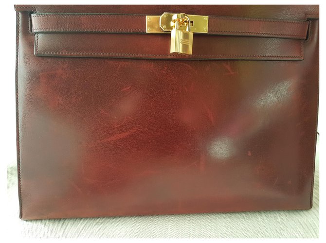 Hermès Kelly 35 Bordeaux - Ansicht 14
