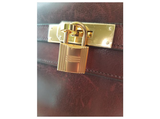 Hermès Kelly 35 Bordeaux - Ansicht 15