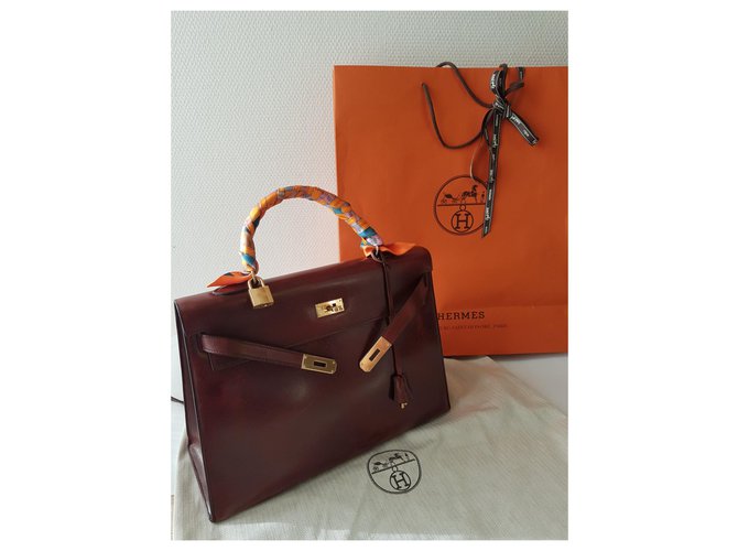 Hermès Kelly 35 Bordeaux - Ansicht 24
