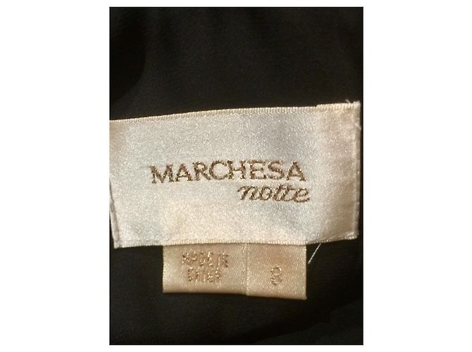 Abendkleid Marchesa Notte balck Schwarz - Ansicht 11