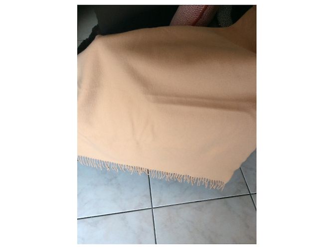 Autre Marque Sciarpa in cashmere pesca salmone 180x70 - vista 5