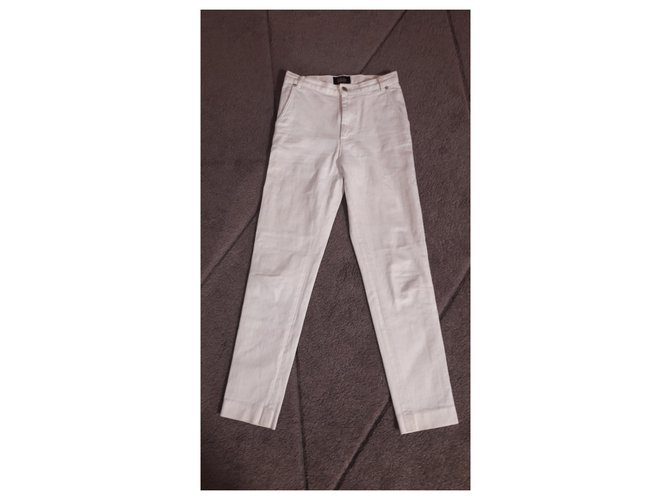 Vaqueros blancos Apc Vanessa Seward de algodón - vista 3