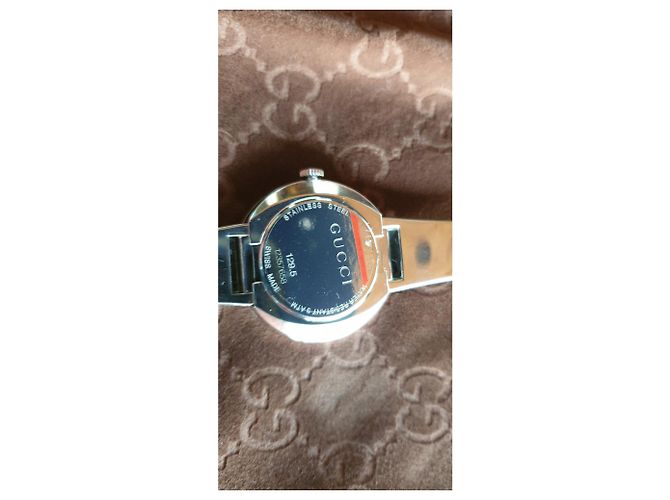 Gucci U play Uhr Stahl silber 26 mm - Ansicht 8