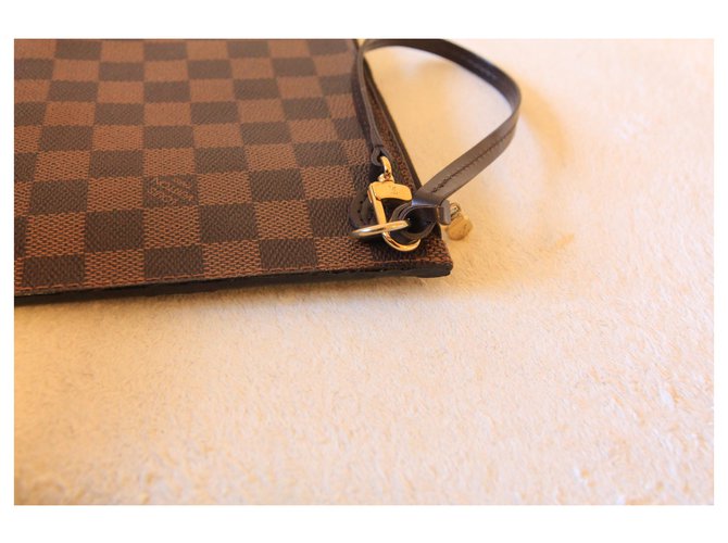 Louis Vuitton Neverfull MM Damier Marrone - vista 2