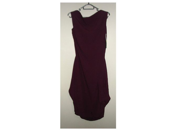 Vivienne Westwood Red Label Vestido asimétrico con dobladillo de burbuja. Fucsia - vista 10
