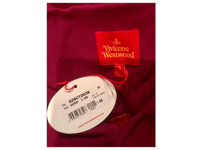 Vivienne Westwood Red Label Vestido asimétrico con dobladillo de burbuja. Fucsia - vista 23